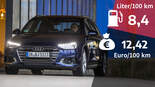 04/2021, Kosten und Realverbrauch Audi A4 Avant 40 TFSI Advanced