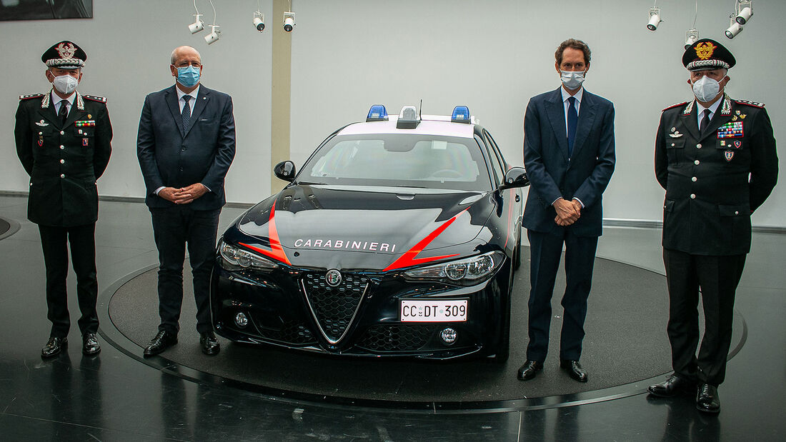 05/2021, Alfa Romeo Giulia Polizeiauto Carabinieri Italien