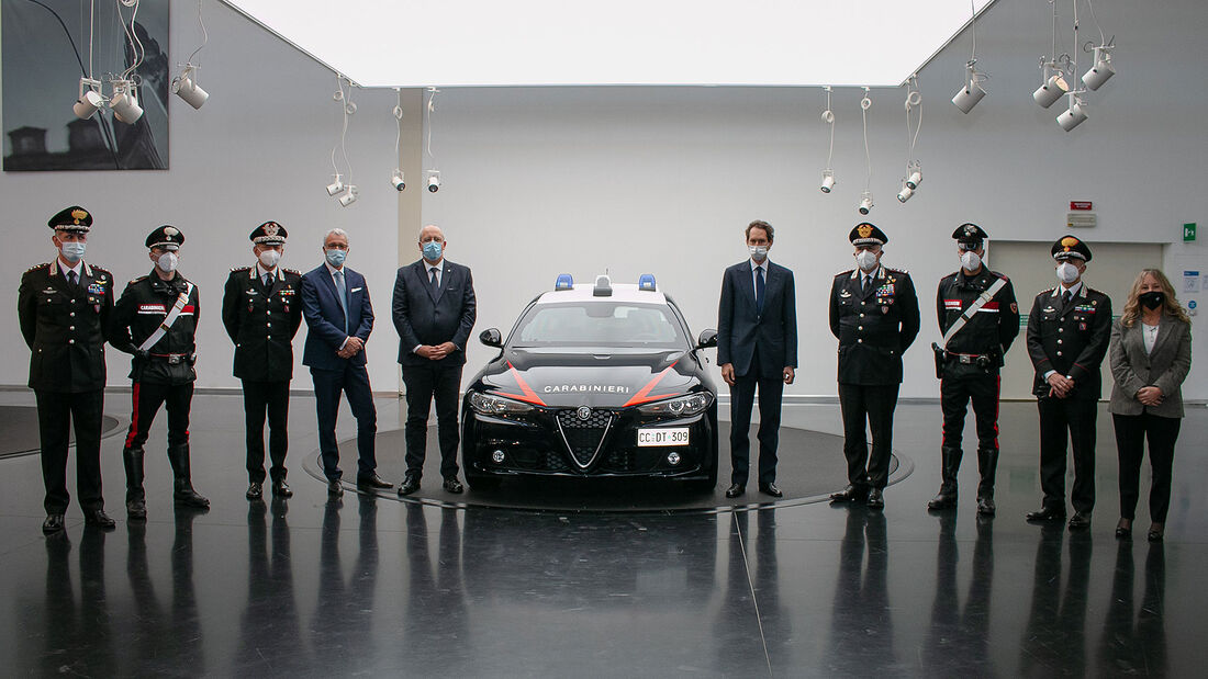05/2021, Alfa Romeo Giulia Polizeiauto Carabinieri Italien