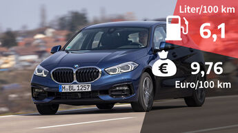 05/2021, Kosten und Realverbrauch BMW 118d Sport Line