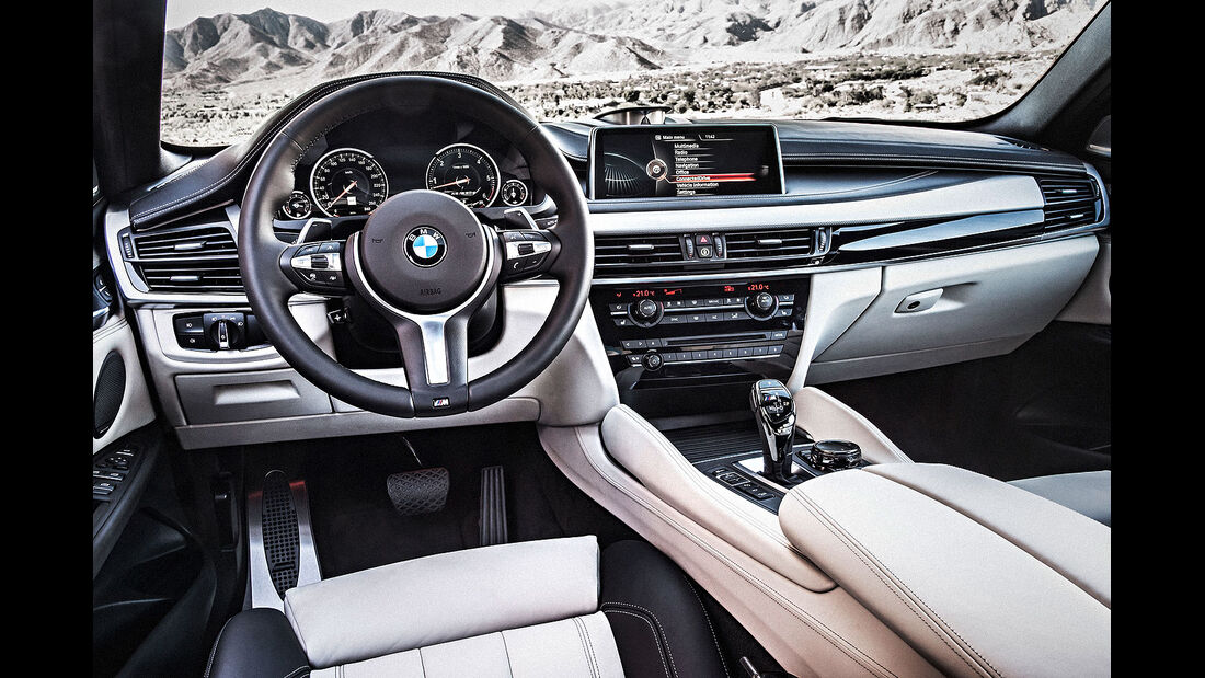 06/2014, BMW X6 Facelift, X6 M, Innenraum