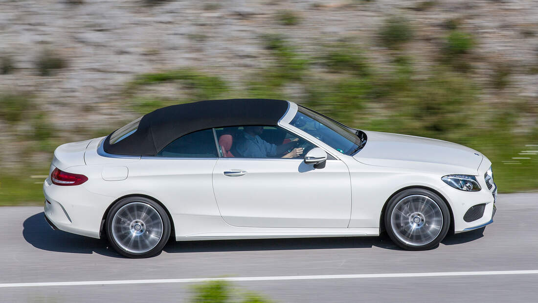 Mercedes C 250d und C 300 Cabrio Fahrbericht - auto motor und sport