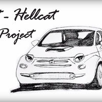 06/2019, Fiat 500 mit Hellcat-Motor