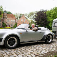 06/2019, Porsche 911 Speedster G-Modell mit Hymer Eriba Puck