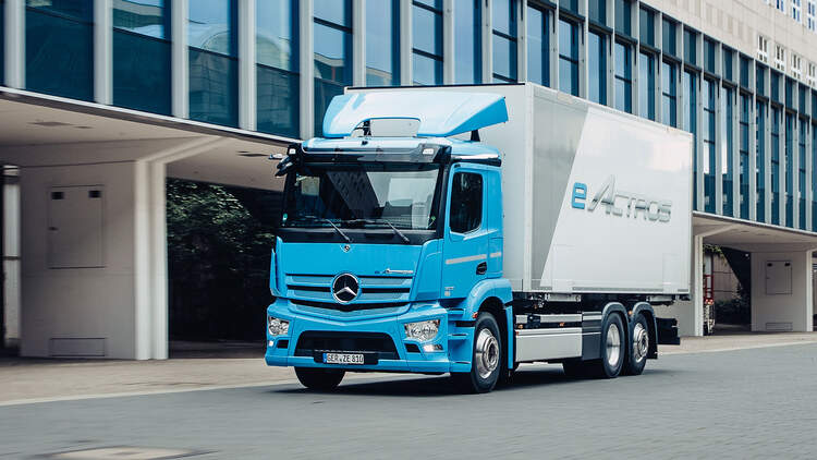 Mercedes E Actros Bis Zu 400 Kilometer Reichweite Auto Motor Und Sport