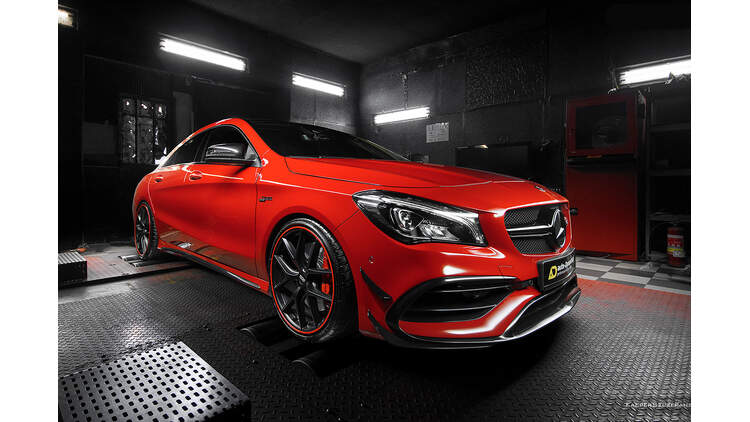 Tuning Fur Den Mercedes C 117 535 Ps Fur Den Cla 45 Amg Auto Motor Und Sport