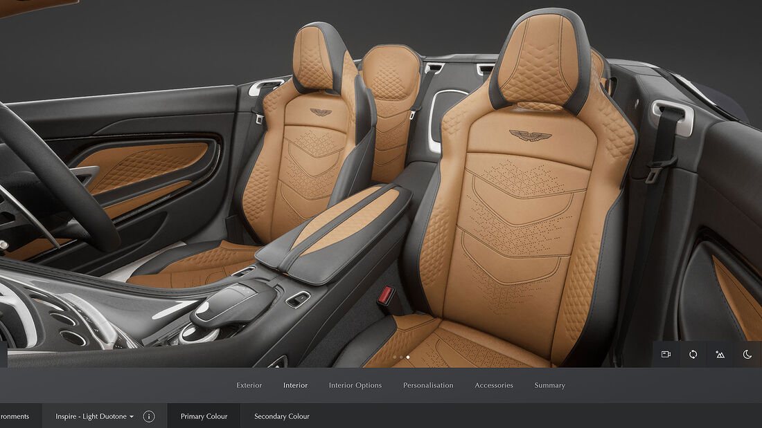 07/2021, Aston Martin neuer Online Konfigurator