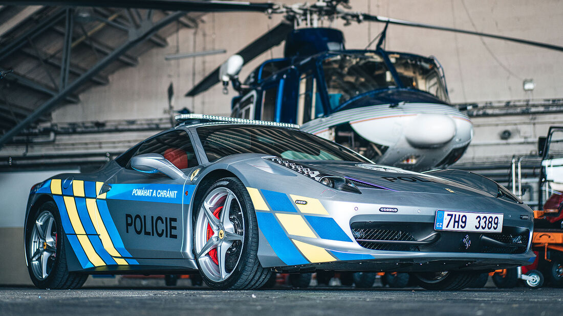 07/2022, Ferrari 458 Italia Polizeiauto in Tschechien