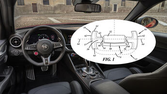 07/2024 Alfa Romeo Giulia mit Stellantis Lenkrad Patent