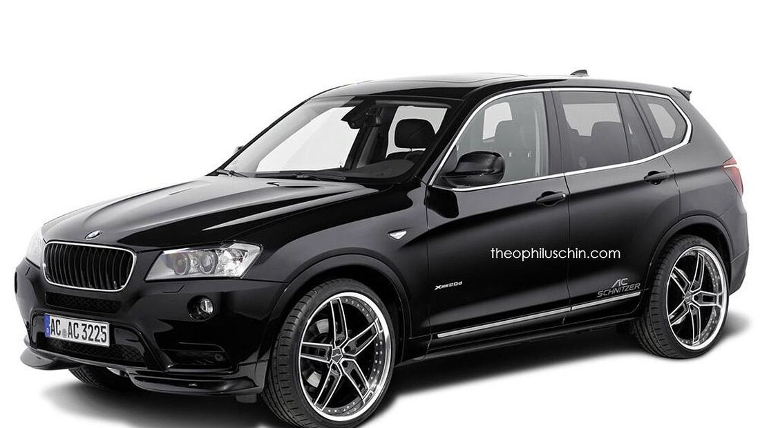 08/2014, AC Schnitzer BMW X3 ohne Kühlerniere