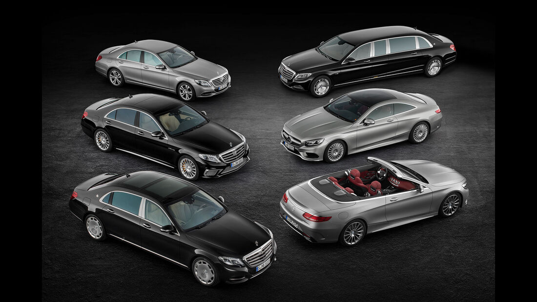 08/2015, Mercedes S-Klasse Modellfamilie