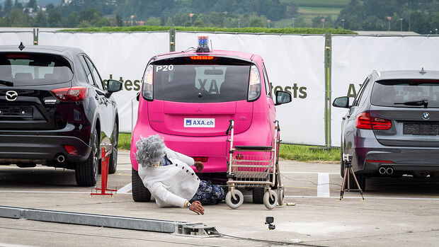 08/2019, AXA Elektroauto-Crashtest Dübendorf 22.08.2019