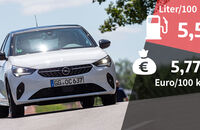08/2020, Kosten und Realverbrauch Opel Corsa 1.5 Diesel