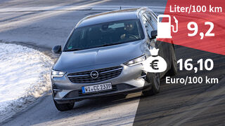 08/2021, Kosten und Realverbrauch Opel Insignia Sports Tourer 2.0 DI Turbo Business Elegance