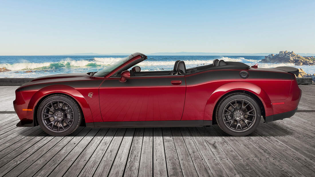 Dodge Challenger Convertible Kurz vor Toreschluss ein Cabrio AUTO