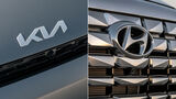 08/2022, Logos Kia EV6 und Hyundai Palisade