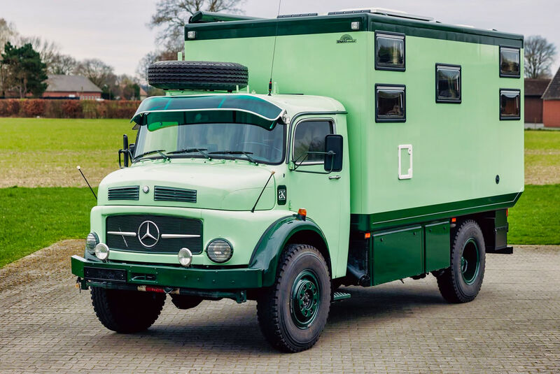 08/2024 1974 Mercedes-Benz LA 1113 B Variomobil Wohnmobil Oldtimer