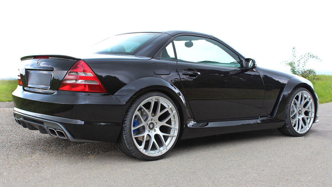 09/2014, Lumma R 170 Mercedes SLK Black Move