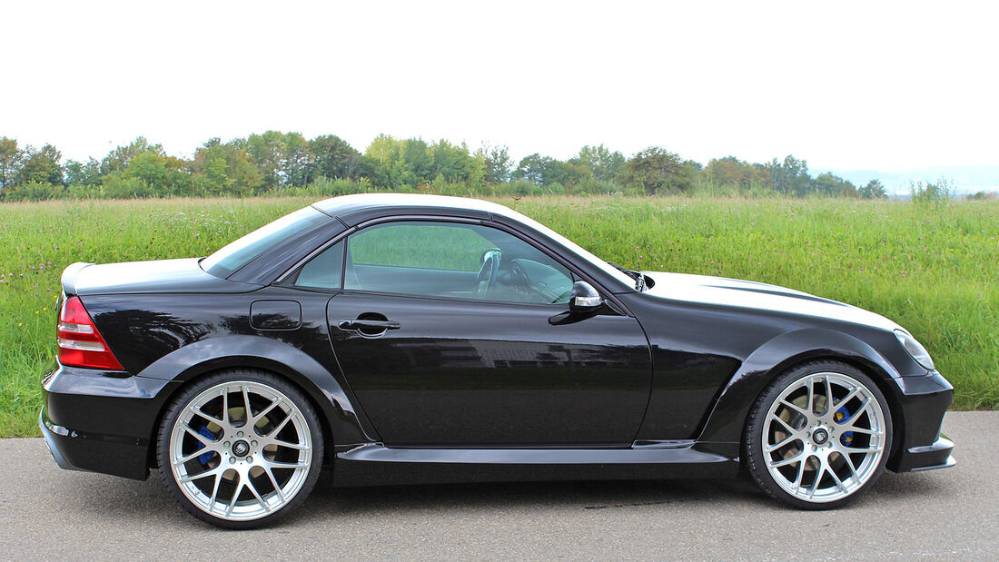 09/2014, Lumma R 170 Mercedes SLK Black Move