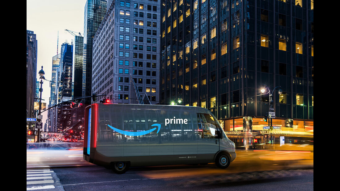 09/2019, Rivian Elektro-Transporter Amazon