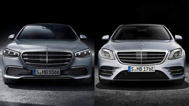 09/2020, Mercedes S-Klasse W 223 vs. W 222