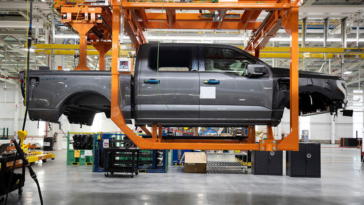Ford F 150 Lightning 2022 Vorproduktion Des Elektro Pickups Startet Auto Motor Und Sport