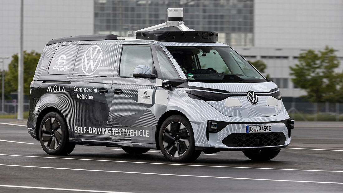 09/2021, VW ID.Buzz Prototyp autonomes Fahren IAA Mobility München 2021