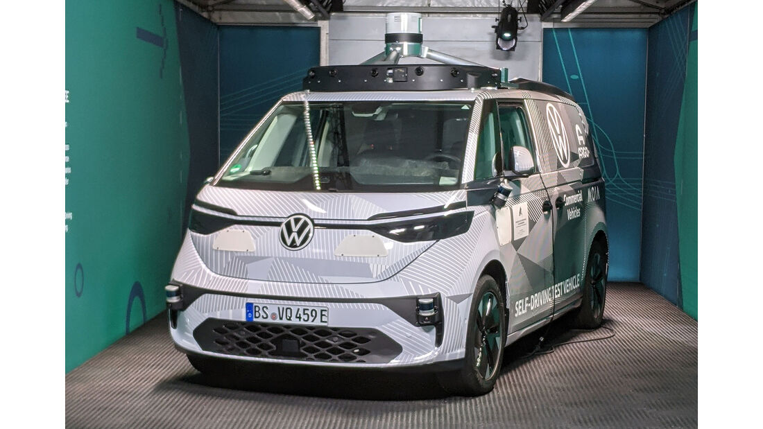 09/2021, VW ID.Buzz Prototyp autonomes Fahren IAA Mobility München 2021