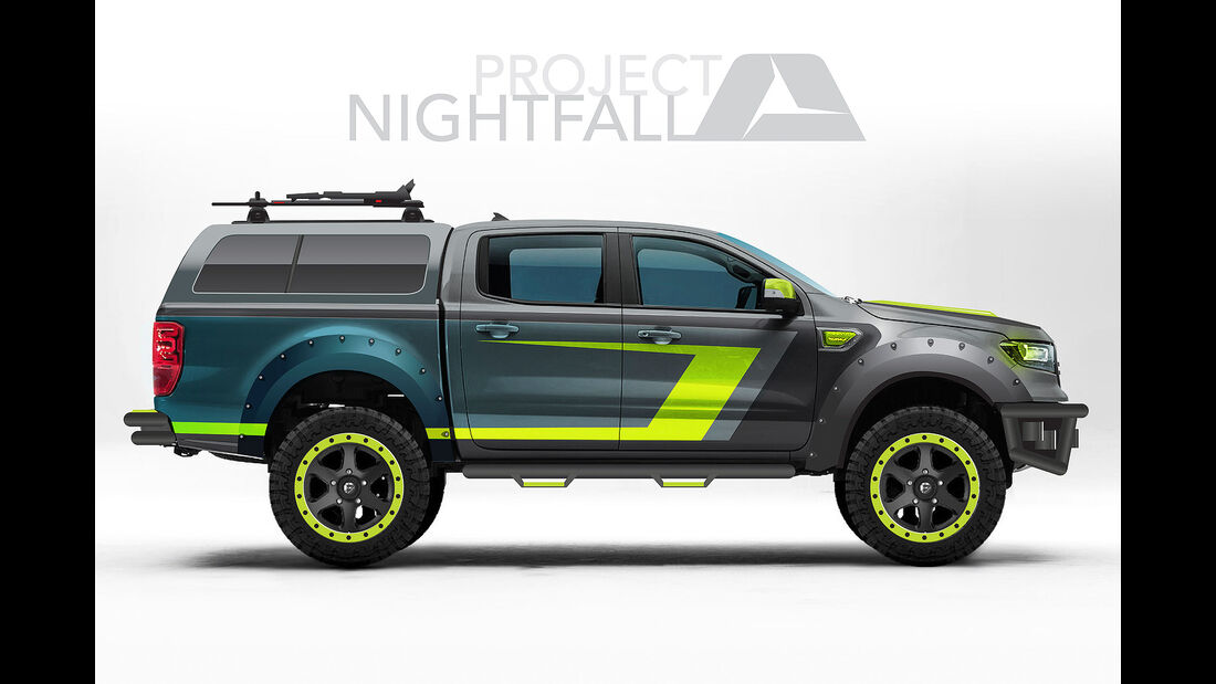 10/2018, 10/2018, Ford Ranger von Project Nightfall auf der SEMA 2018