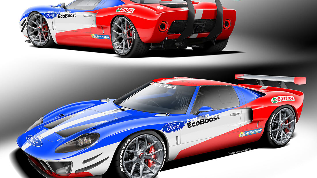 10/2018, Ford GT40 Replika von Superperformance und Magnaflow