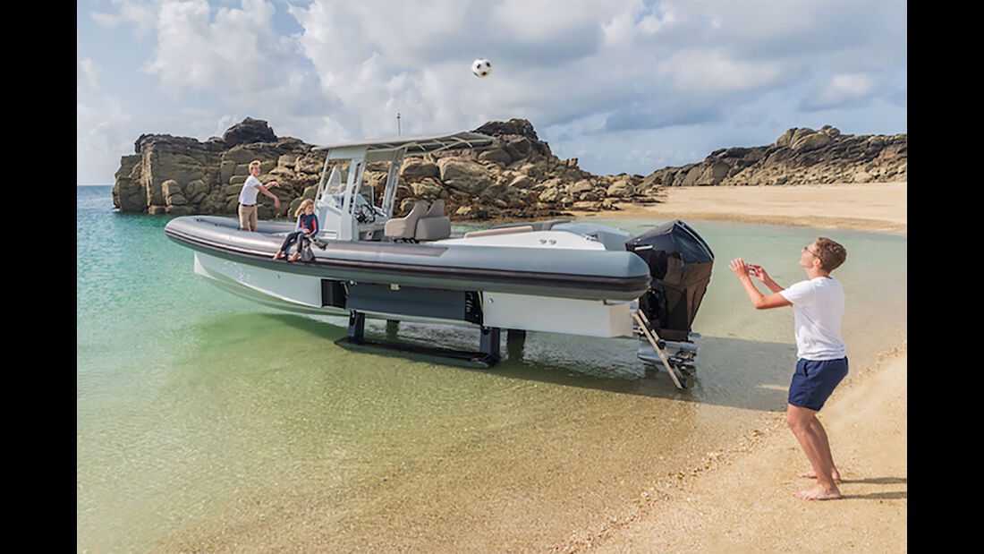 10/2019, Iguana X100 Boot mit Kettenantrieb