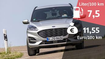 10/2021, Kosten und Realverbrauch Ford Kuga 2.0 Ecoblue AWD ST-Line X