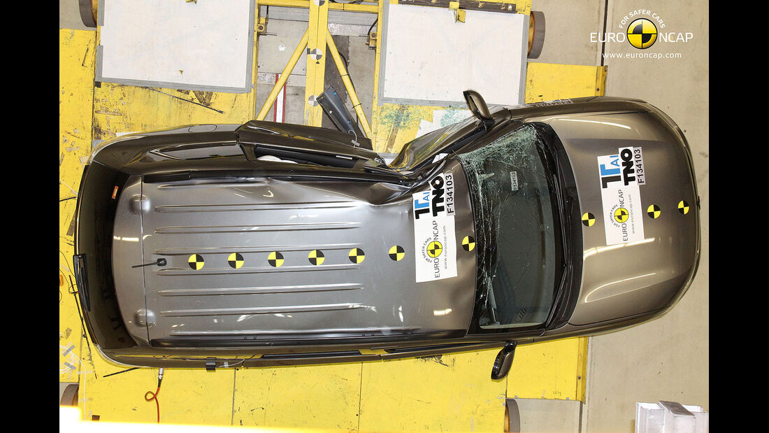11/2013, EuroNCAP-Crashtest, Mitsubishi Outlander