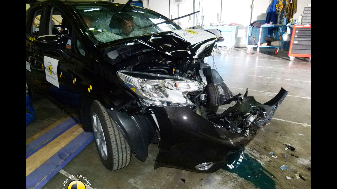 11/2013, EuroNCAP-Crashtest, Nissan Note