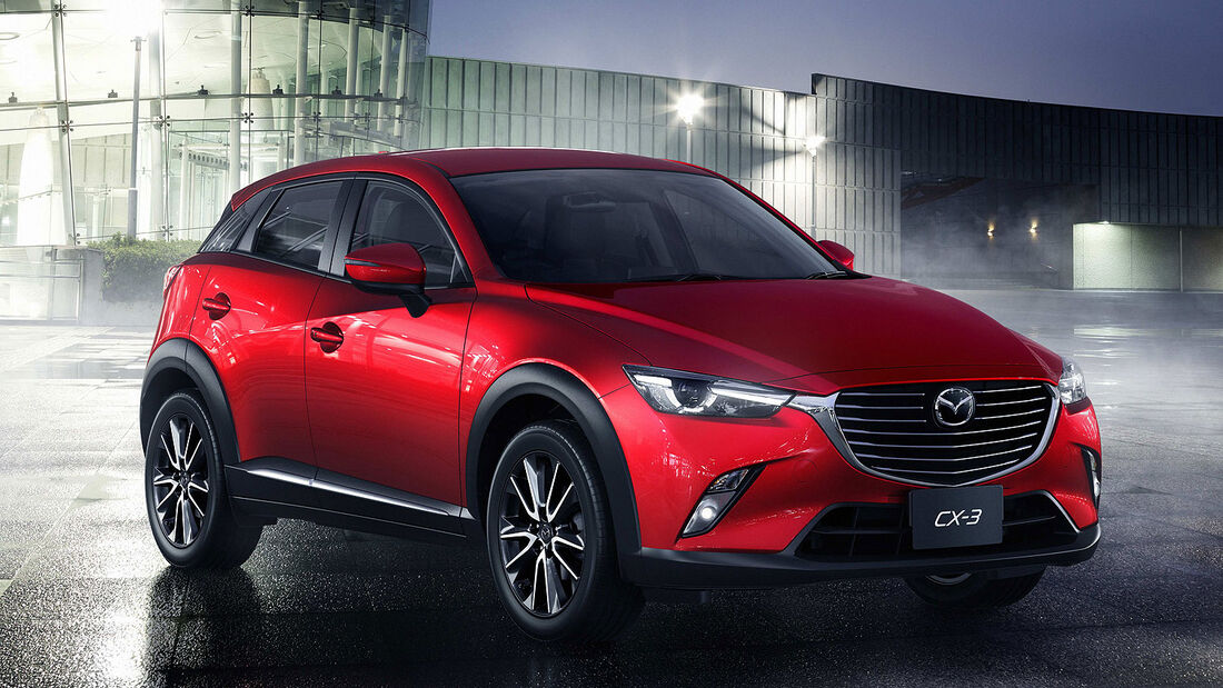 Mazda CX-3 zu Preisen ab 17.990 Euro bestellbar