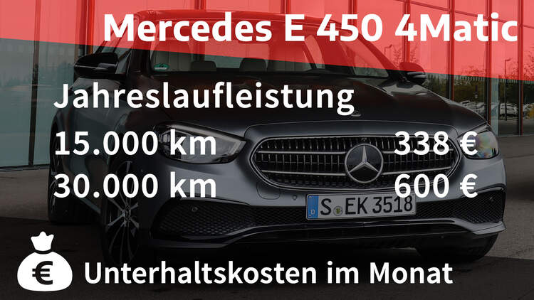 Kosten Und Realverbrauch Mercedes E 450 4matic Auto Motor Und Sport