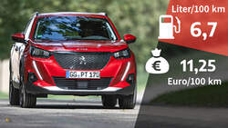 11/2021, Kosten und Realverbrauch Peugeot 2008 PureTech 130 Allure Pack
