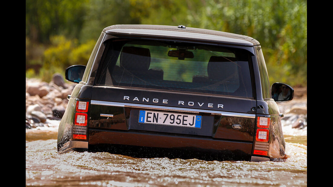 12/2012 ams27/2012, Fahrbericht Range Rover, Wasserdurchfahrt
