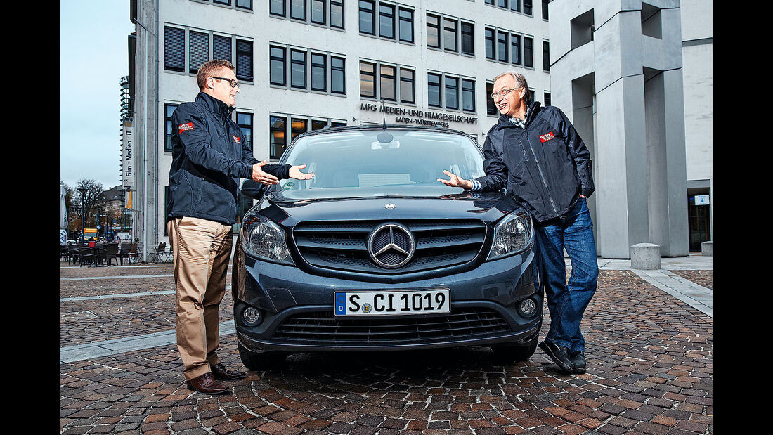 12/2012 ams27/2012, Vergleichstest Mercedes Citan 109 CDI Jens Katemann, Bernd Stegemann