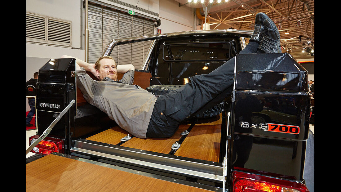 12/2013, Sitzprobe Brabus 700 6x6 Mercedes G  Essen Motor Show