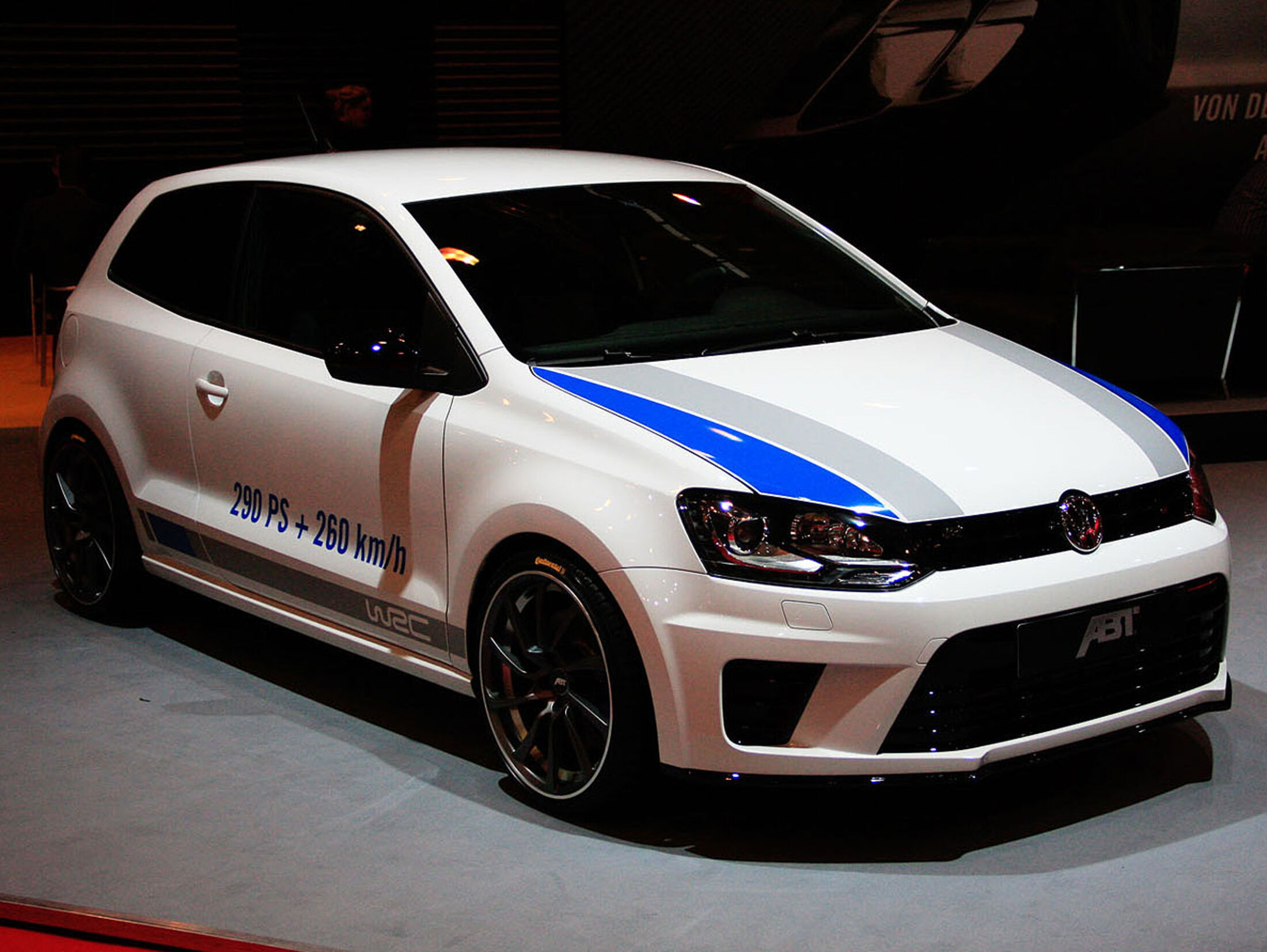 VW Polo WRC auf der Essen Motor Show: Innen hui, außen pfui