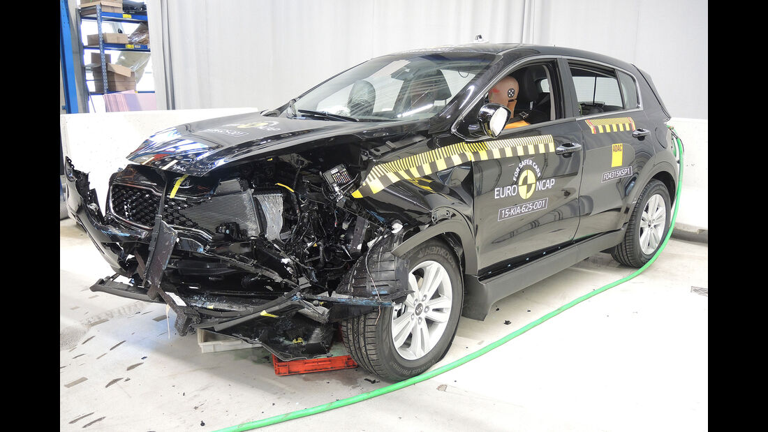 12/2015 EuroNCAP Crashtest Kia Sportage