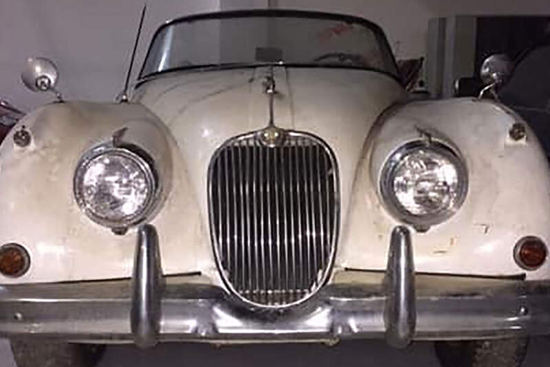 12/2019, Jaguar-Oldtimer Gewächshaus-Fund England