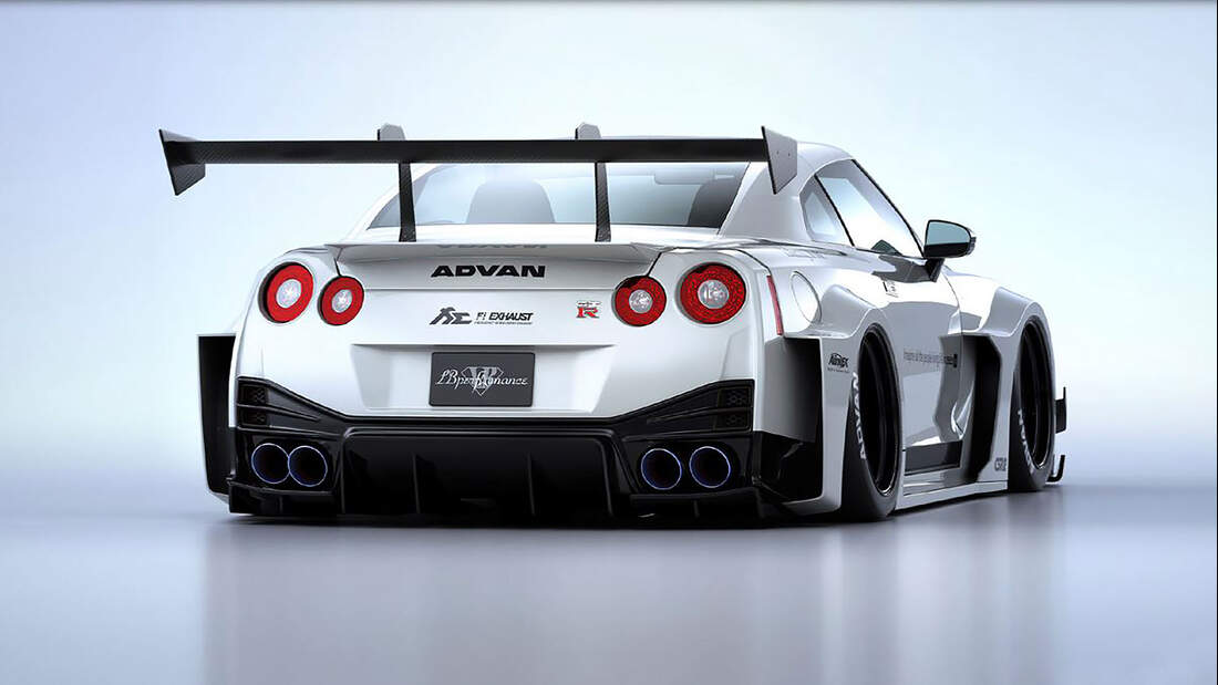 Nissan GTR R35 von Liberty Walk Breite Backen & XXL