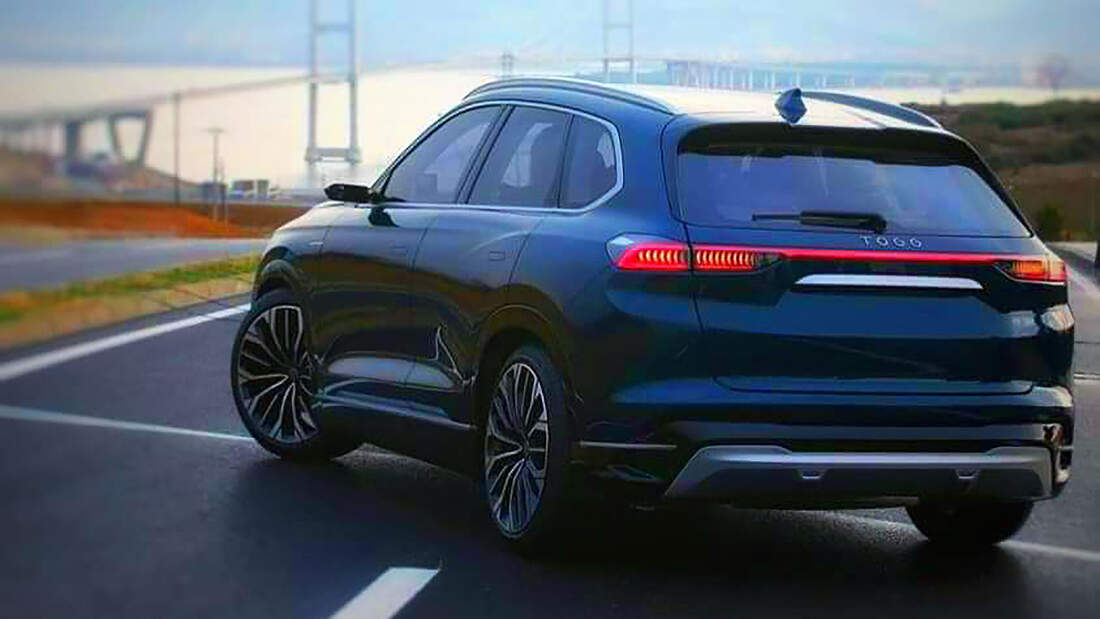 Türkische Elektroautos enthüllt SUV und Limousine von TOGG auto