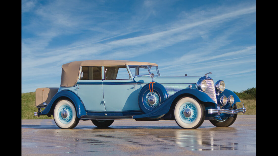 1933er Lincoln Model KB Convertible Sedan