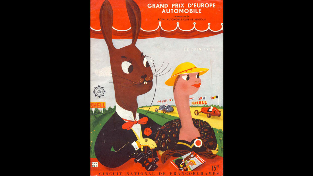 1952 - GP Belgien - F1-Programm - Cover