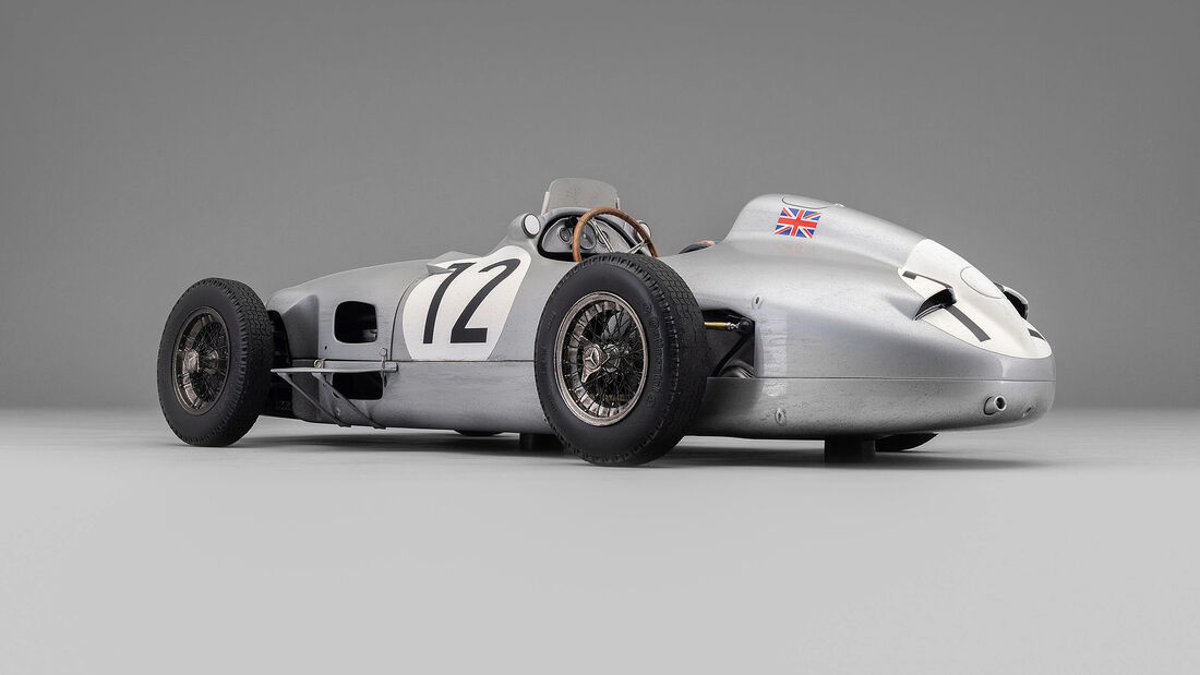 1955er Mercedes W196 Monoposto als 1-zu-8-Modell