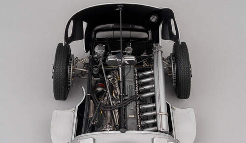 1955er Mercedes W196 Monoposto als 1-zu-8-Modell