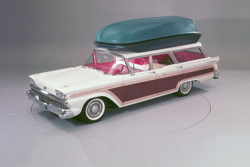 1959er Ford Country Squire Station Wagon Camper Concept